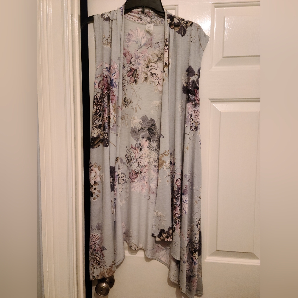 Floral Print Cardigan